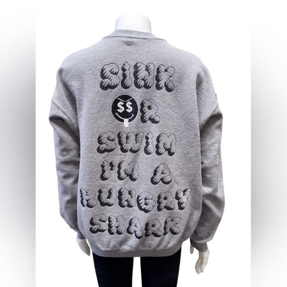 Taylor Gang Wiz Khalifa EUC Gray L/S Sweat Shirt Size Medium - Picture 2 of 4